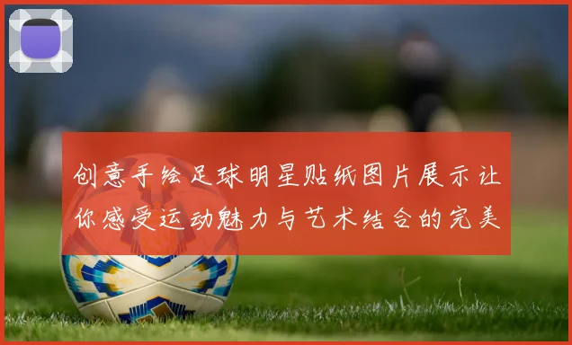 创意手绘足球明星贴纸图片展示让你感受运动魅力与艺术结合的完美体验