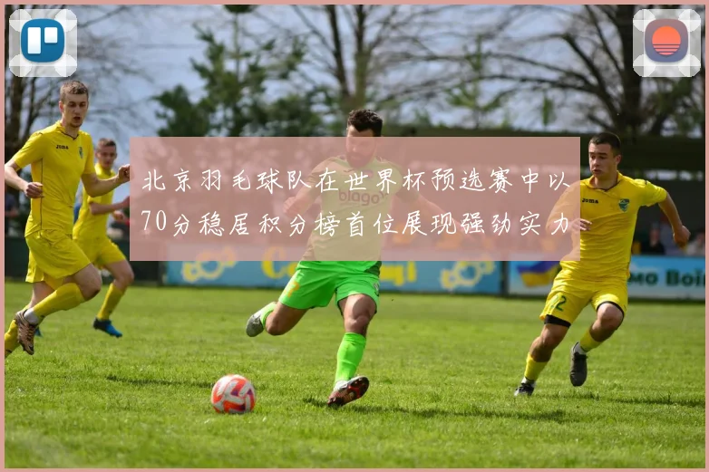 北京羽毛球队在世界杯预选赛中以70分稳居积分榜首位展现强劲实力